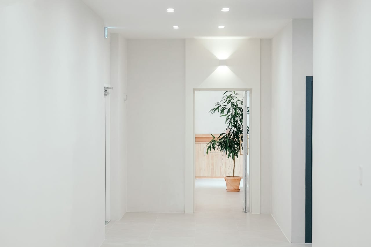 Threshold reference — continuity across a doorway. Independent licensed reference.