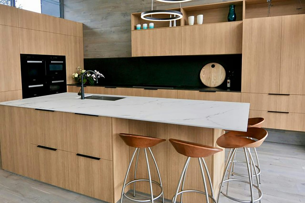 Joinery reference — a simple timber front. Independent licensed reference.